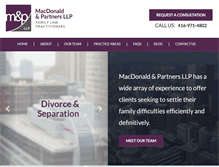 Tablet Screenshot of mpllp.com